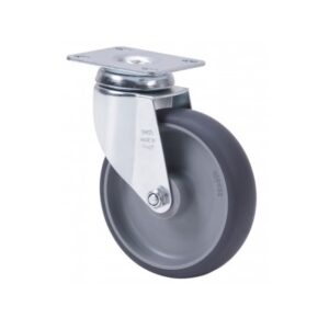 Rueda goma giratoria  Alex diametro 125 mm. modelo 2-4623