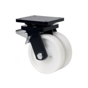 Rueda nylon-poliamida giratoria con freno Alex diametro 250 mm. modelo 2-3815 - Imagen 1