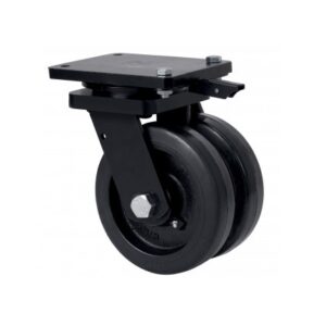 Rueda goma giratoria con bloqueo direccional Alex diametro 150 mm. modelo 2-3825