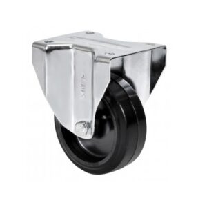 Rueda goma fija  Alex diametro 100 mm. modelo 2-4435