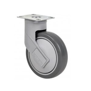 Rueda goma giratoria  Alex diametro 125 mm. modelo 2-4641