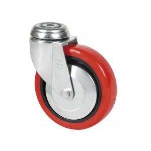 Rueda poliuretano giratoria  Alex diametro 100 mm. modelo 2-4678