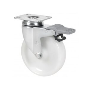 Rueda poliamix giratoria con freno Alex diametro 100 mm. modelo 2-4797