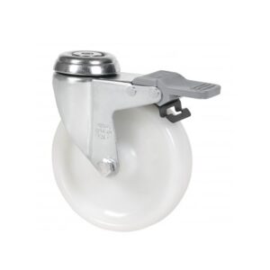 Rueda poliamix giratoria con freno Alex diametro 125 mm. modelo 2-4771