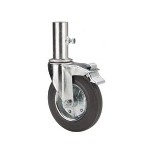 Rueda goma giratoria con freno Alex diametro 200 mm. modelo TW0060 - Imagen 1