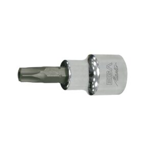 Punta atornilladora con vaso Ega Master 1/4" tamper torx TT-7 codigo 53001