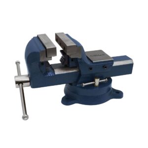 Tornillo de banco paralelo giratorio Ega Master 7" con mordazas para tubo codigo 57627