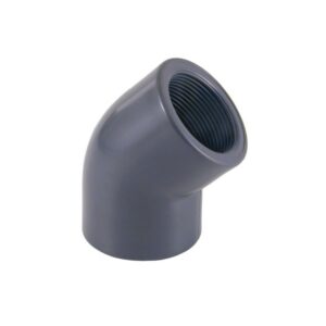 Codo 45º PVC encolar D-90 mm. PN-16
