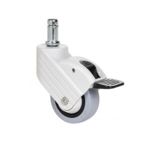 Rueda poliamix giratoria con freno Alex diametro 50 mm. modelo 1-0786