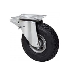 Rueda neumatica giratoria con freno Alex diametro 260 mm. modelo 4-0905