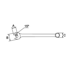 Llave combinada Ega Master maxi 85 mm. codigo 55303 - Imagen 2