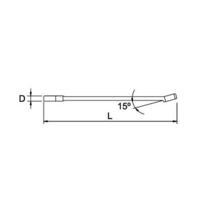 Llave combinada extra larga Ega Master 3/4" cromado pulido espejo codigo 56432 - Imagen 3