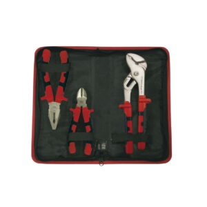 Juego de alicates tenaza pico Titacrom® Bimat Ega Master 3 ud. en estuche codigo 68476