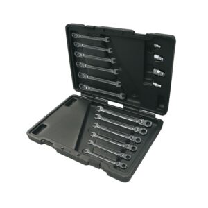 Juego de llaves combinadas de carraca articuladas Mastergear Ega Master 8-19 mm. 16 ud. Adaptadores codigo 68527