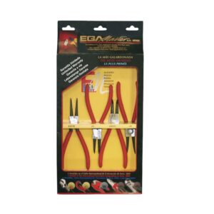 Juego de alicates circlips Ega Master 6" 4 ud. codigo 68540