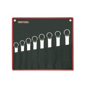 Juego de llaves combinadas acodadas 8 ud. Ega Master 8-17 mm. cromado aerospacial codigo 68568