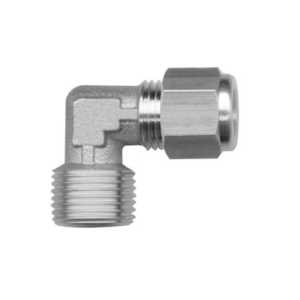 Codo macho con bicono laton niquelado D-18 1/2"