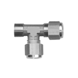 Te macho lateral con bicono laton niquelado D-4 1/8"