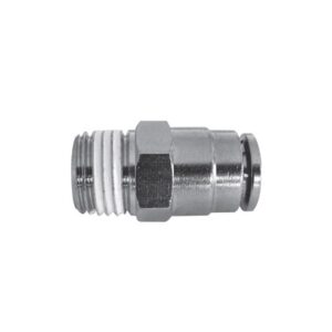 Racor recto laton tubo macho D-12 1/4" EMC 12-02