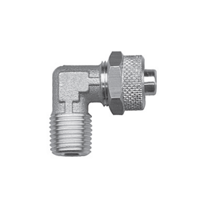 Codo macho conico fijo laton niquelado D-12 3/8"