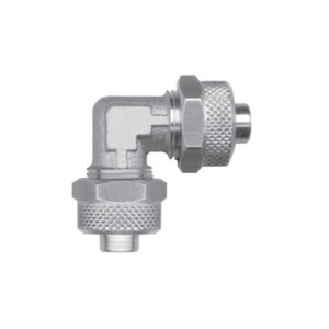 Codo tubo-tubo laton niquelado D-10 D-10