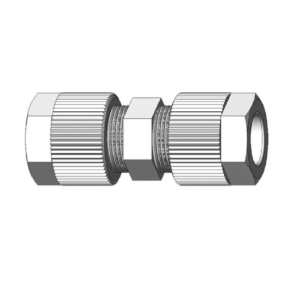 Union recta tubo-tubo PVDF D-10 - Imagen 1