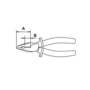 Alicate universal Ega Master 210 mm. Mastercut Titacrom® Bimat codigo 62479 - Imagen 2