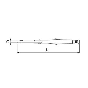 Tenaza grip con mordazas en "C" basculantes Ega Master 18"  codigo 62491 - Imagen 3