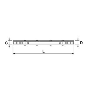 Llave estrella de carraca plana Ega Master 5/8" - 11/16" codigo 65116 - Imagen 3