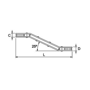 Llave estrella de carraca acodada Ega Master 3/8" - 7/16" codigo 65125 - Imagen 3