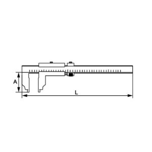 Calibre bocas largas y ajuste fino Ega Master 200 mm. 0,02 mm. codigo 65483 - Imagen 2