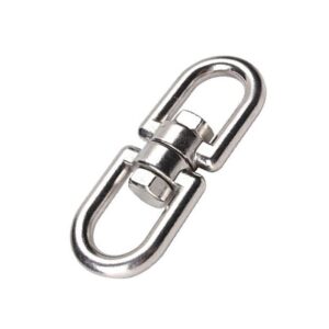 Grillete giratorio acero inoxidable A-4 Uniq 8x80 mm.