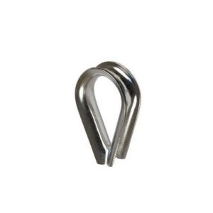 Guardacabos acero inoxidable A-4 DIN-6899/A Uniq cable 2 mm.