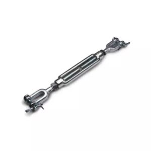 Tensor abierto horquilla-horquilla acero cincado Uniq DIN-1480 M-16