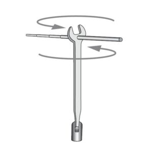 Llave combinada con vaso articulado Ega Master 10 mm. codigo 56190 - Imagen 4