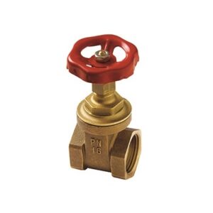 Valvula de compuerta bronce con rosca 3/4" cierre metal PN-16