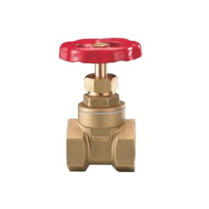 Valvula de compuerta laton con rosca 3/4" cierre metal PN-10