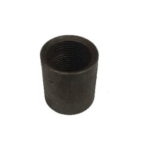 Manguito roscado EN 10226-1 acero negro ST 37.2 1-1/4" x 48 mm.