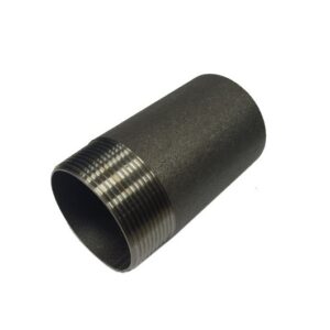 Puntera roscada EN 10226-1 acero negro ST 37.2 1-1/2" x 100 mm.