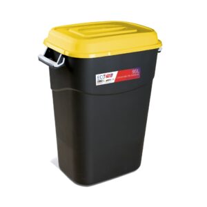Contenedor de residuos Tayg negro-amarillo 95 codigo 410017