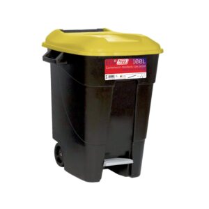 Contenedor de residuos Tayg negro-amarillo 100P codigo 421013