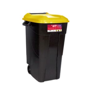 Contenedor de residuos Tayg negro-amarillo 120 codigo 422010