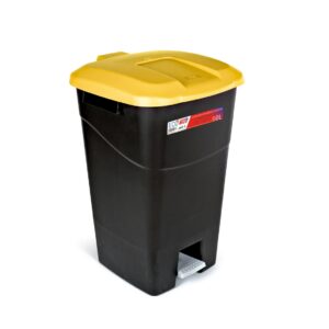 Contenedor de residuos Tayg negro-amarillo 60P codigo 431012