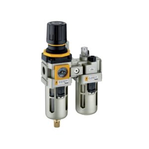 Filtro regulador lubricador para aire 25 micras con manometro integrado rosca 3/4" EIC5010-0625M - Imagen 1