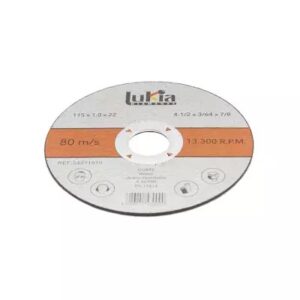 Disco de corte para metal Lukia A 46 RBF 115 x 1 mm.