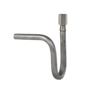 Tubo sifon Wika 910.15 acero Forma U DIN 16282 G 1/2" LH-RH union codigo 9091190