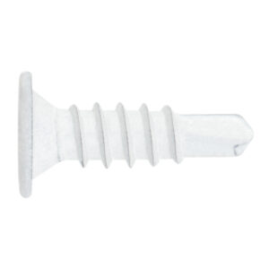 Tornillo autotaladrante cabeza extraplana Ph pintado blanco Index 4,2 x 14 BCPB4214
