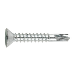 Tornillo carpinteria PVC punta broca bicromatado D-7,5 mm. Index 3,9 x 25 P403925