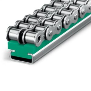 Perfil guia para cadena de rodillos doble 20B-1 tipo MTCGD-6 paso 1-1/4" - Imagen 2