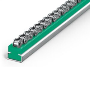 Perfil guia para cadena de rodillos simple 12B-1 tipo MUC-4 paso 3/4"